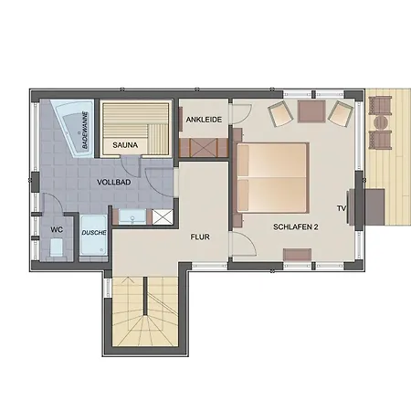 בית נופש Typ B1 - Kula פלצרהאקן